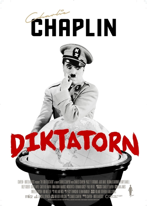 Omslag till filmen: The Great Dictator